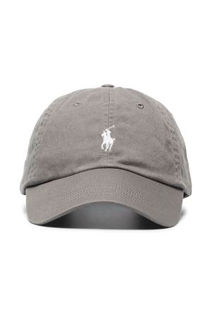 Cappello da baseball in cotone grigio RALPH LAUREN | 710548524009GREY